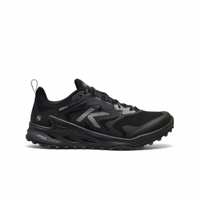 Men'S Zionic Nxt Waterproof Hiking Shoe  |  Triple Black Modern Rhythm Ready To Flex