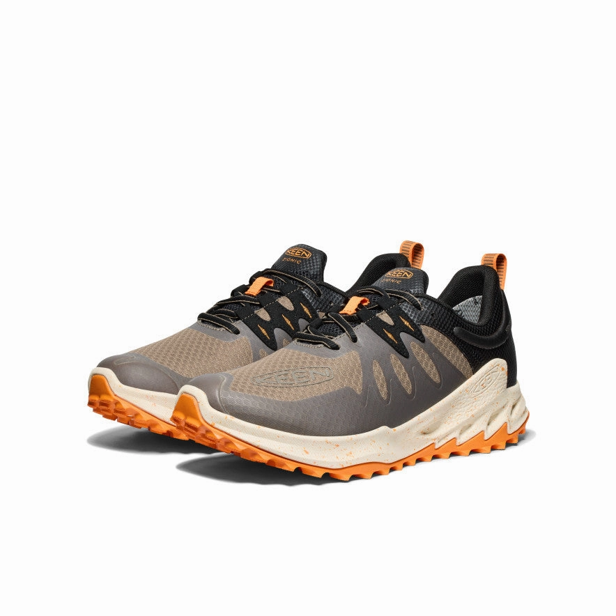Versatile Build Men'S Zionic Waterproof Hiking Shoe  |  Brindle/Bright Marigold