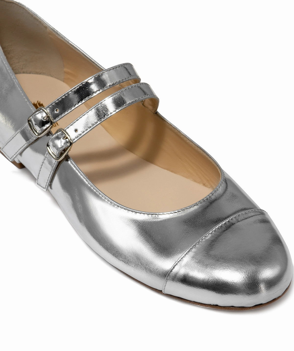 Pure Function Daily Expression Meredith Silver Mirror Ballerinas