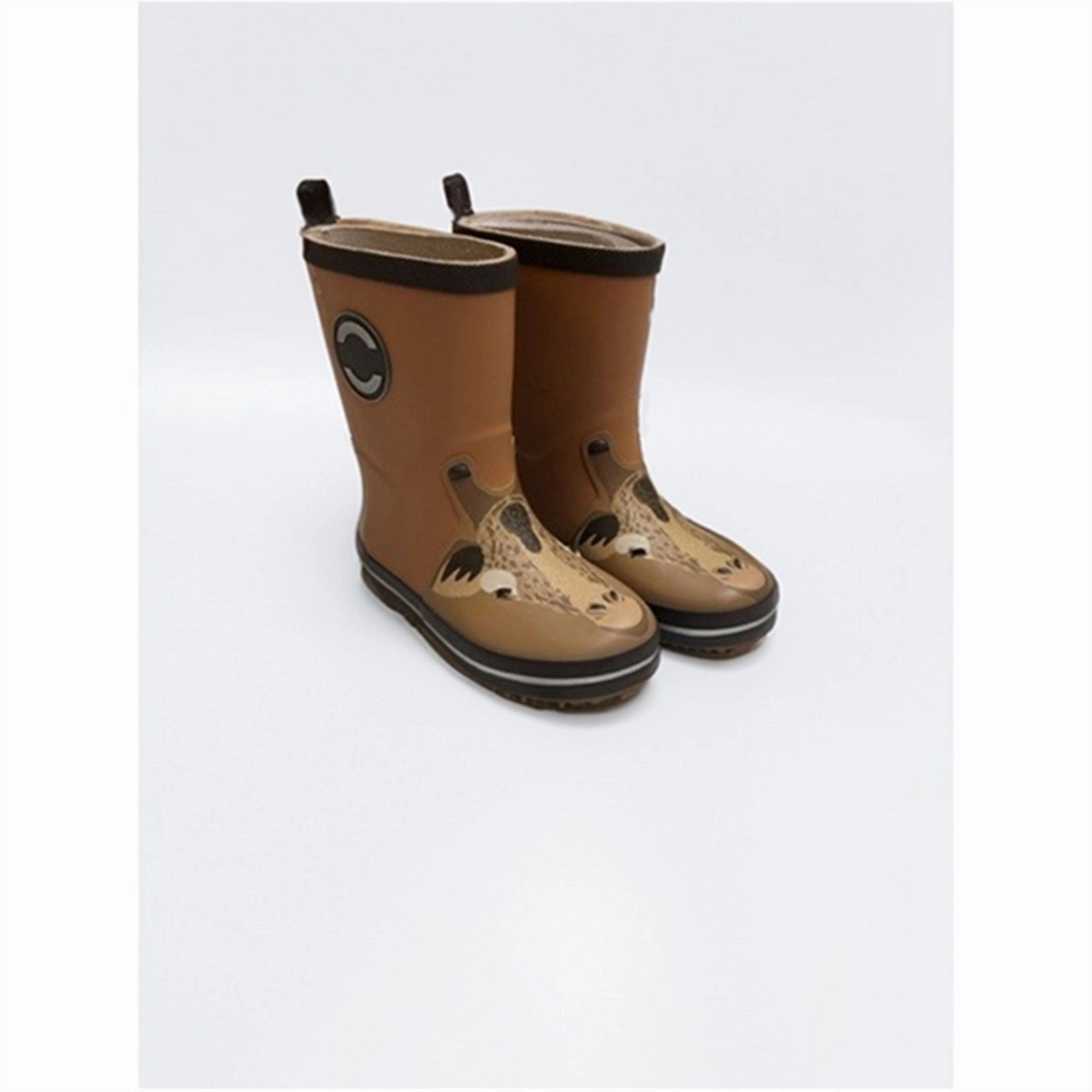 Crafted Minimal Mikk-Line 3D Wellies Giraffe Brown Sugar