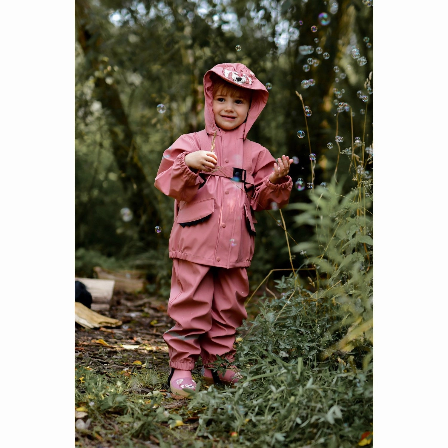 Made To Roam Calm Aesthetic Mikk-Line Ash Rose Red Panda 3D Wellies