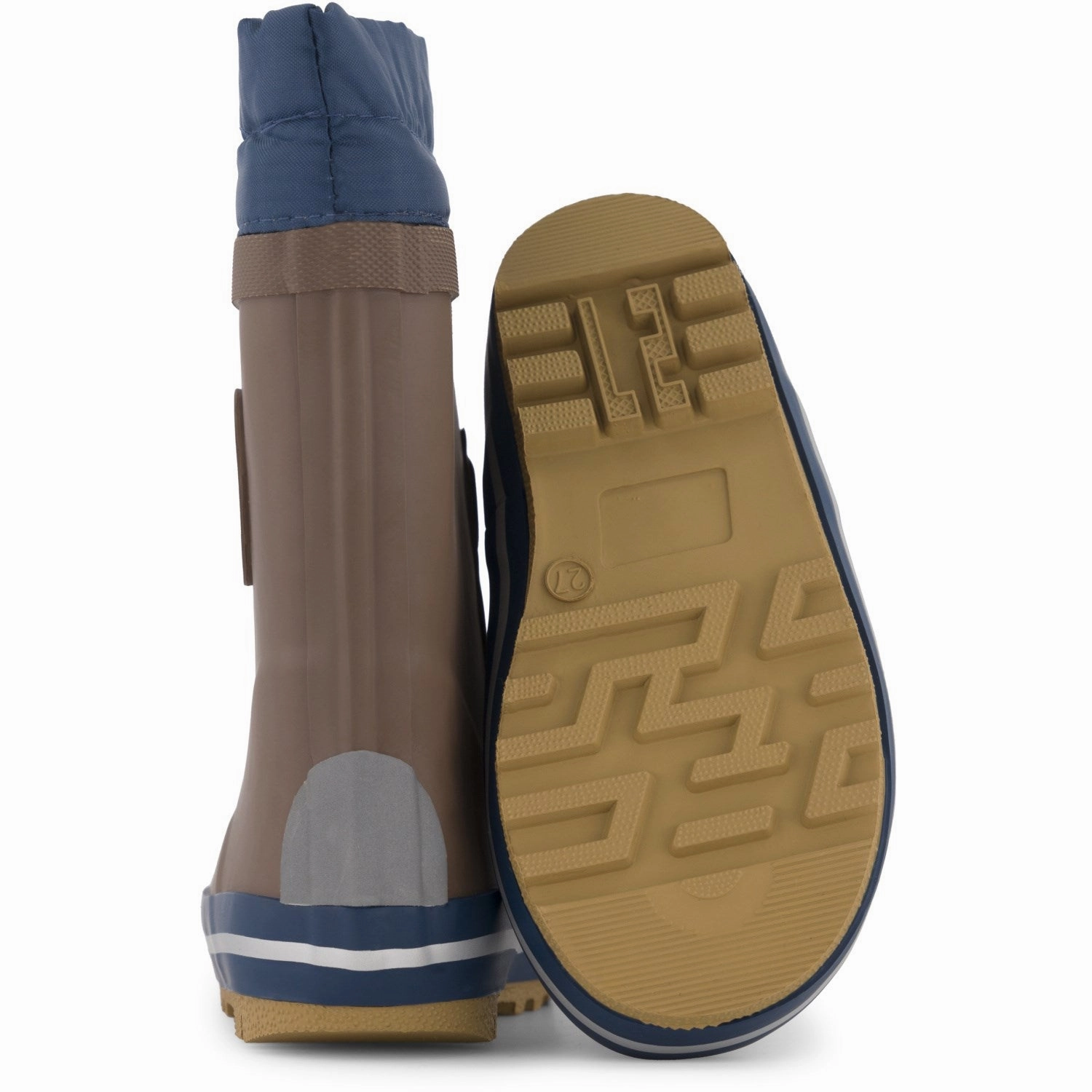 Progressive Living Multi-Context Fit Mikk-Line Chocolate Chip Winter Wellies 3D