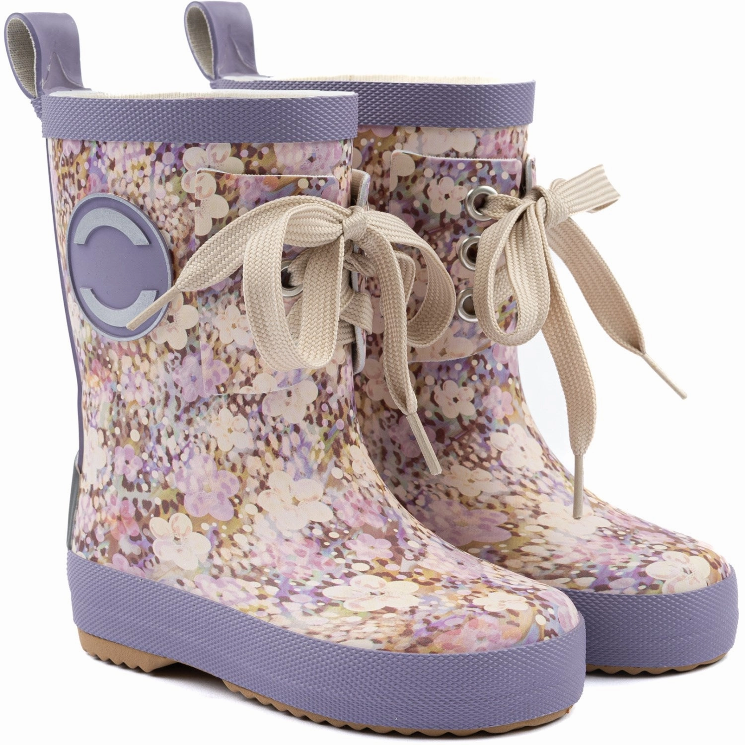 Refined Balance Mikk-Line Dusk Lace Printed Wellies