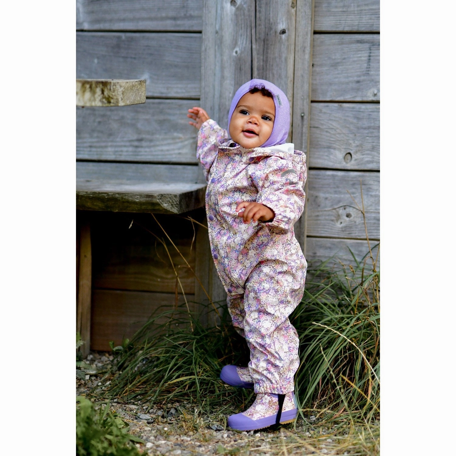 Mikk-Line Dusk Wellies Short Aop Engineered Casual Precision Style