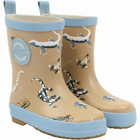 Progressive Living Style In Action Mikk-Line Faded Denim Magic Wellies