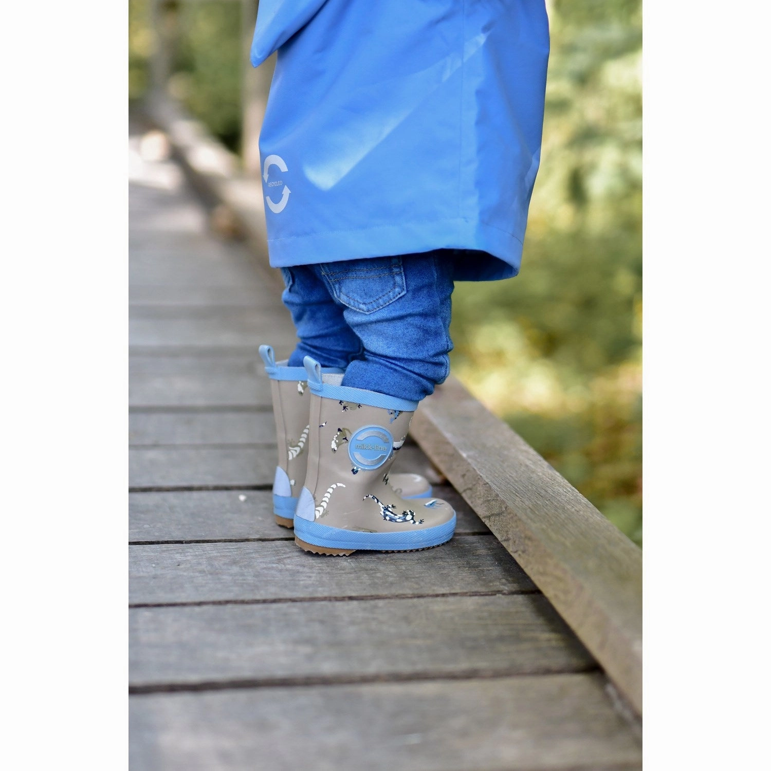 Mikk-Line Faded Denim Magic Wellies Versatile Drop Urban Evolution