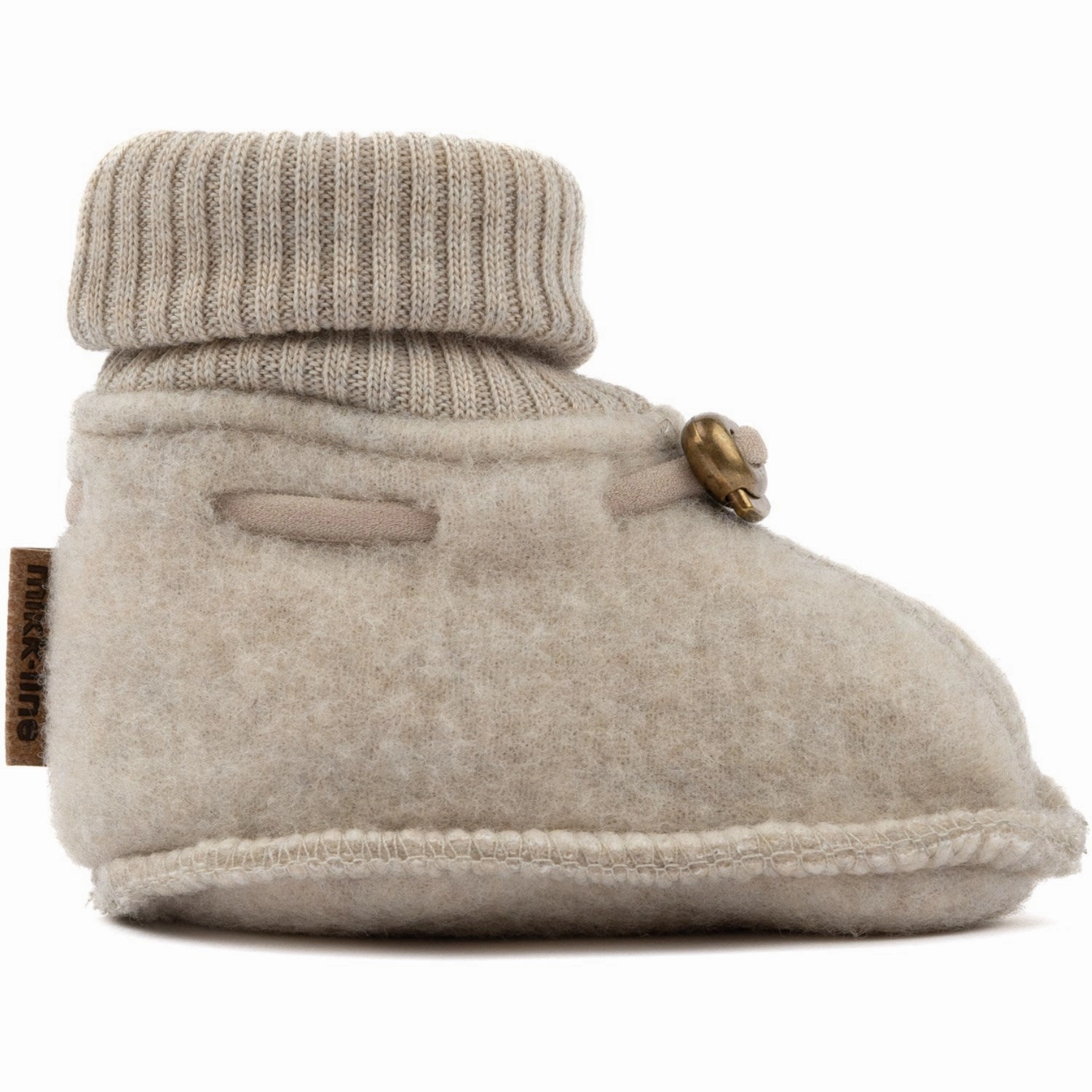Performance Meets Style Go-Mode Fit Mikk-Line Melange Offwhite Wool Footies