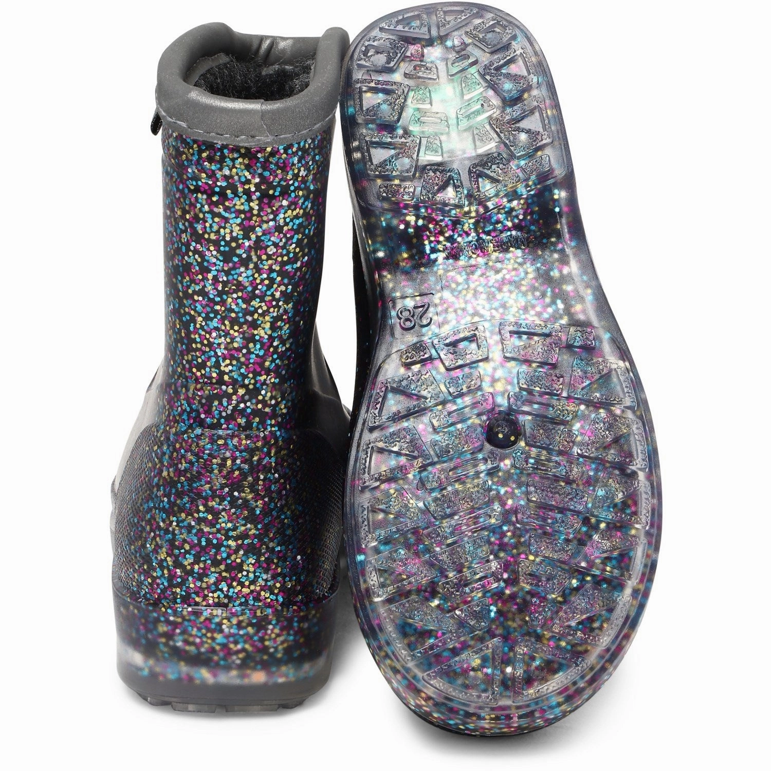 Core Style System Universal Pieces Mikk-Line Multi Glitter Short Winter Wellies - Light