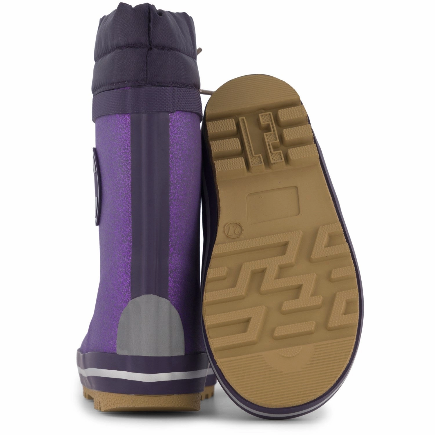 Mikk-Line Nightshade Winter Wellies Glitter Designed For Pace Move-Fit