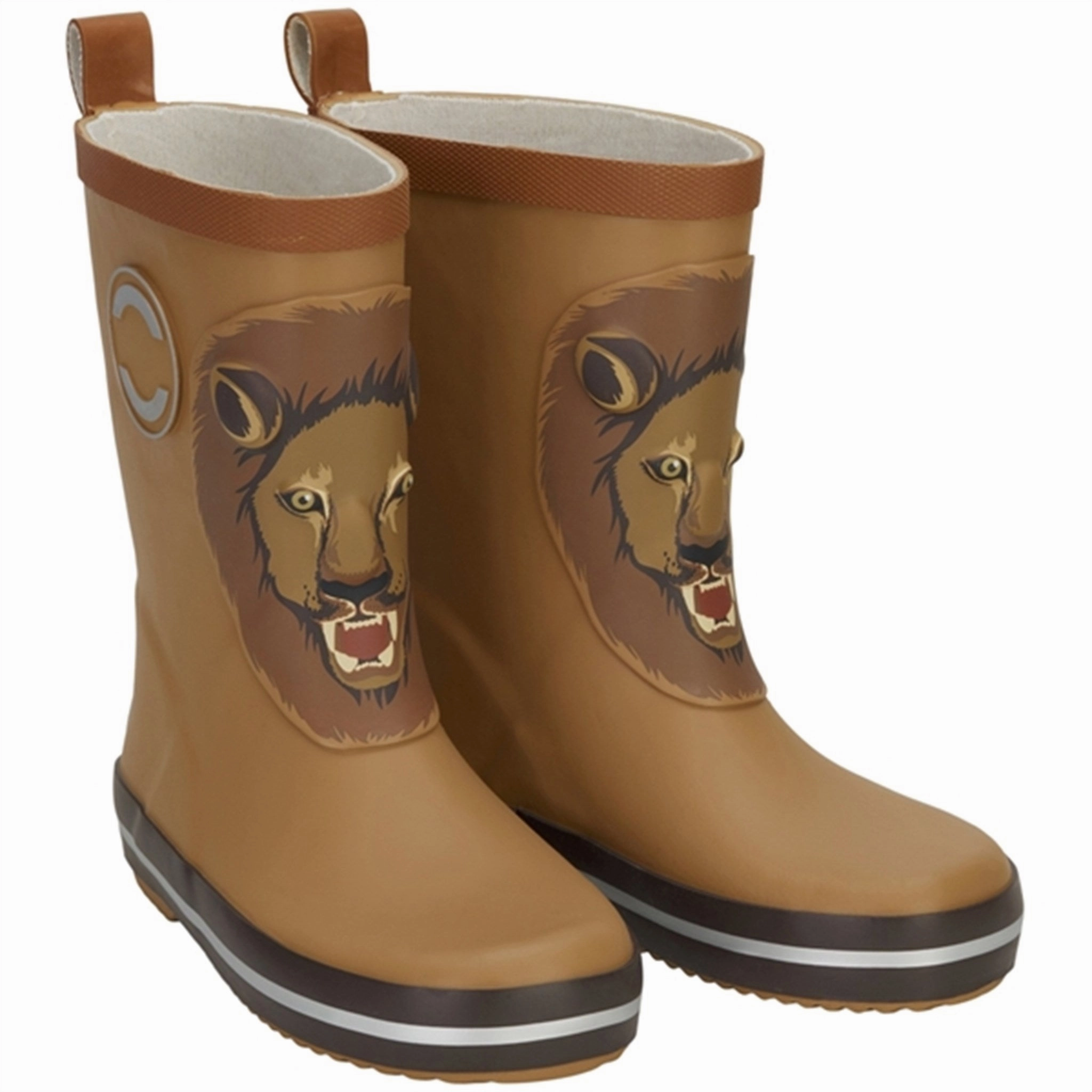 Mikk-Line Rubber Boots 3D Lion Dijon Designed For Pace