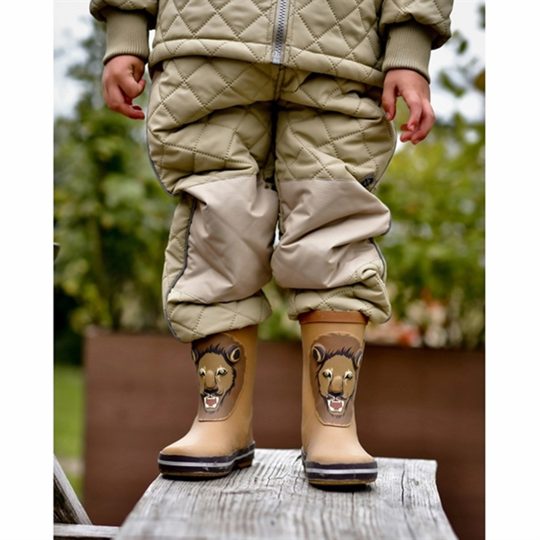 Mikk-Line Rubber Boots 3D Lion Dijon Adapt And Go Refined Streetwear