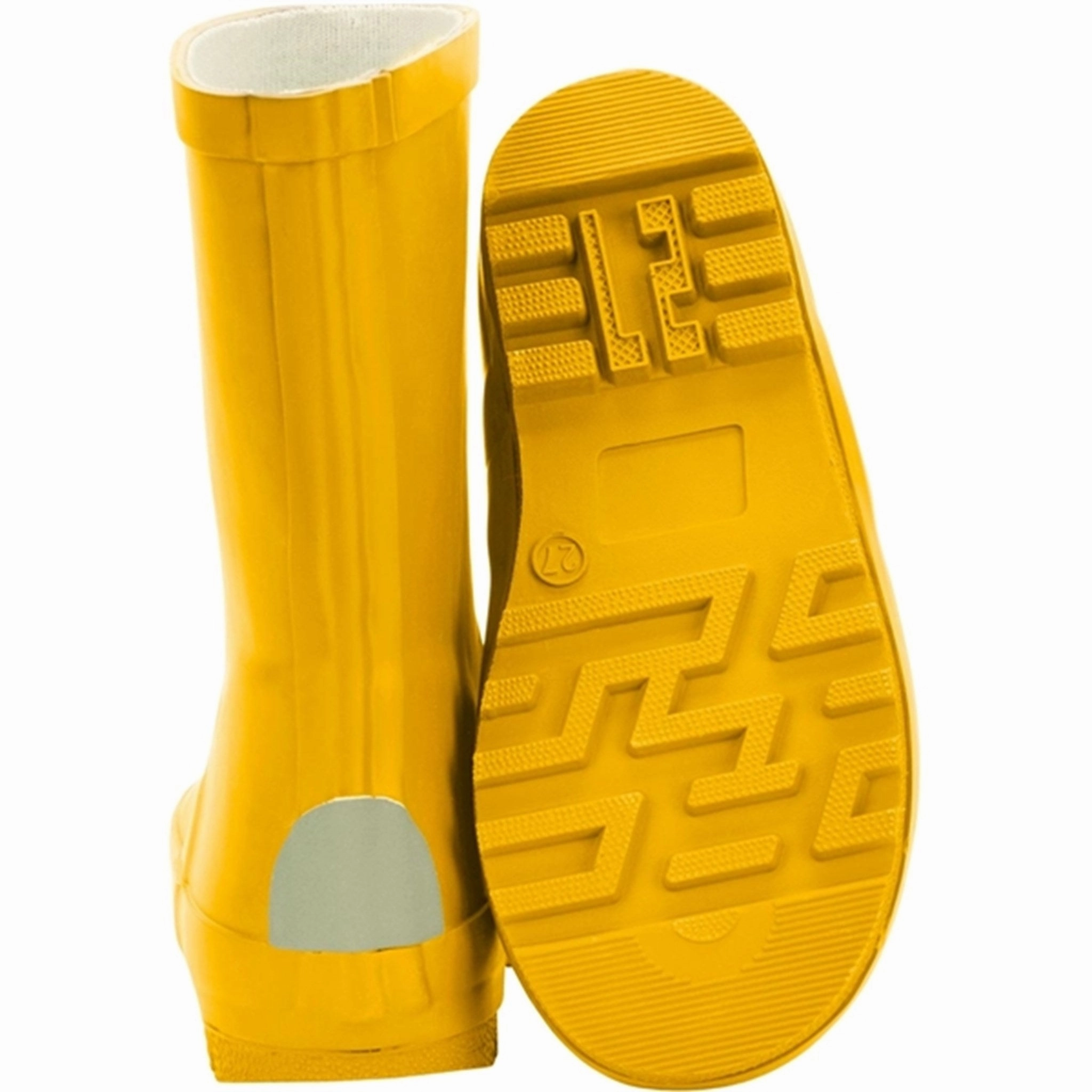 Mikk-Line Sunflower Wellies Solid Essential Drop Minimal Details
