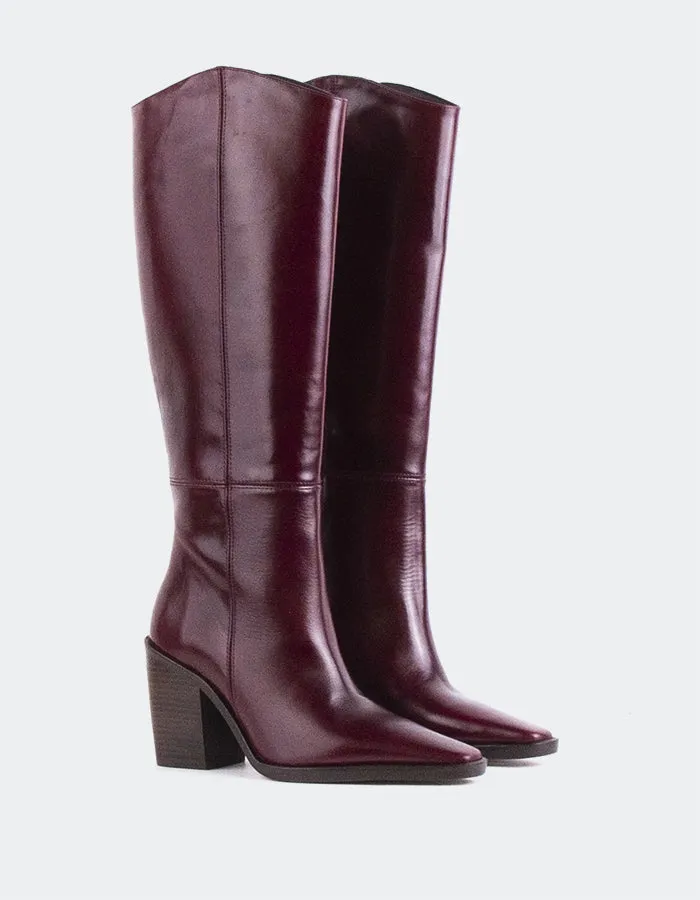 Clarity In Motion Melville Burgundy Leather