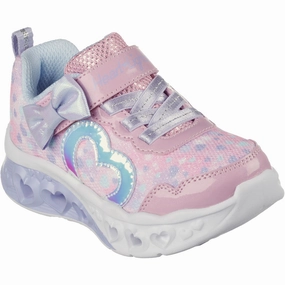 Skechers Pink Flutter Heart Lights - Kind Spirit Design Under Control Calm-Driven Fit