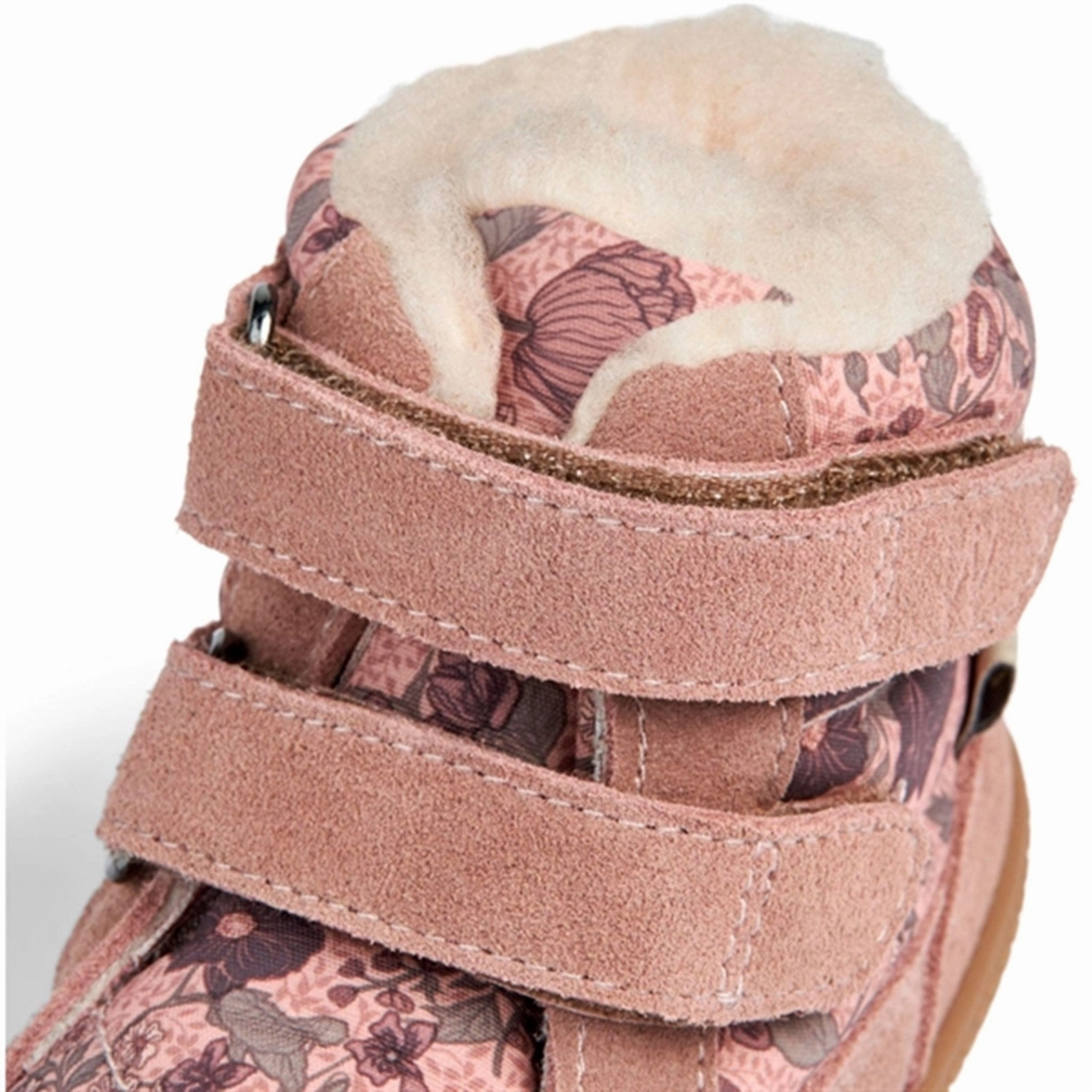 Confident Comfort Wheat Winter Boots Daxi Wool Tex Print Dusty Rouge