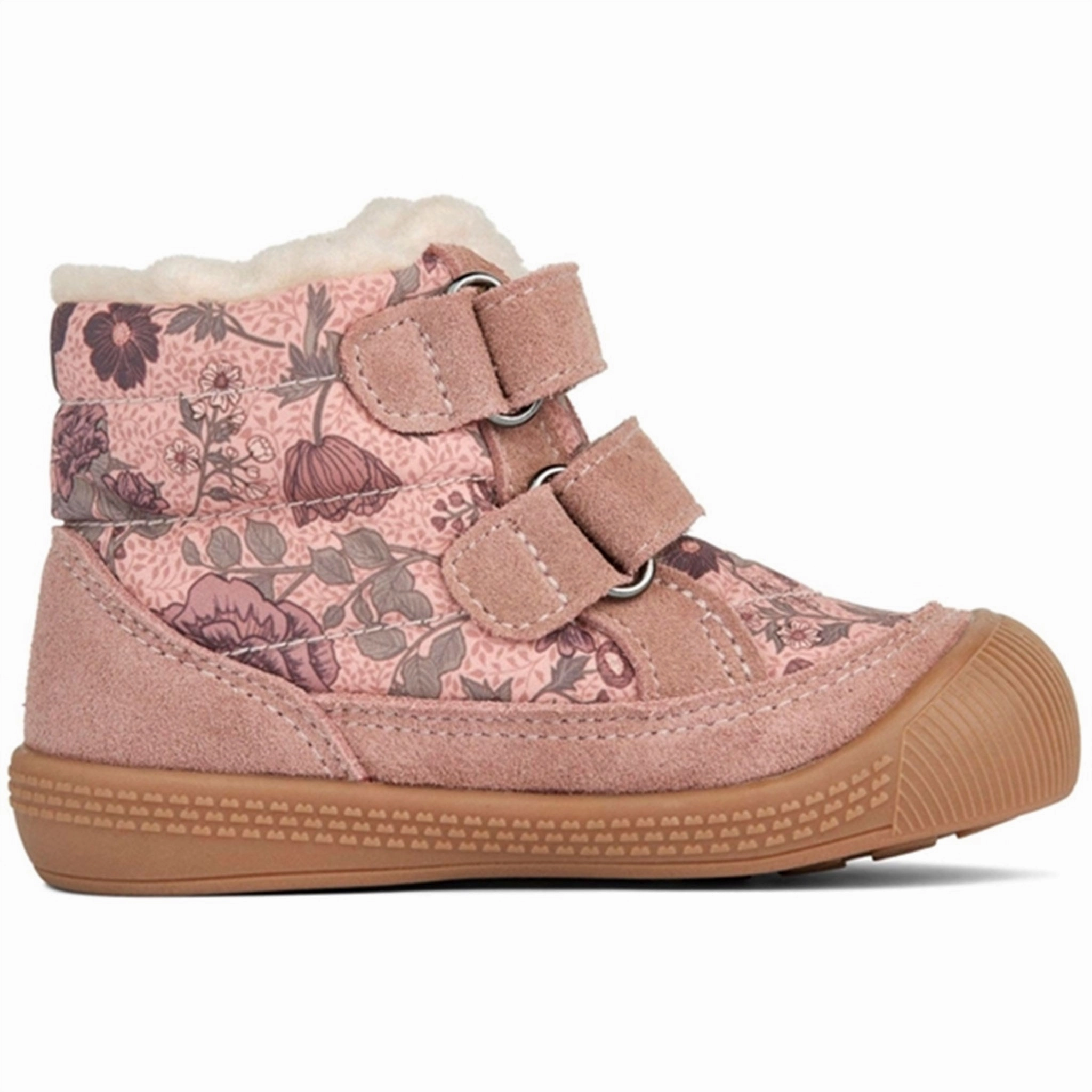 Crafted Quality Wheat Winter Boots Daxi Wool Tex Print Dusty Rouge