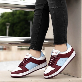 Urban Evolution Form-Focused Bacca Bucci Nora Low-Top Flat Sole Sneakers For Women