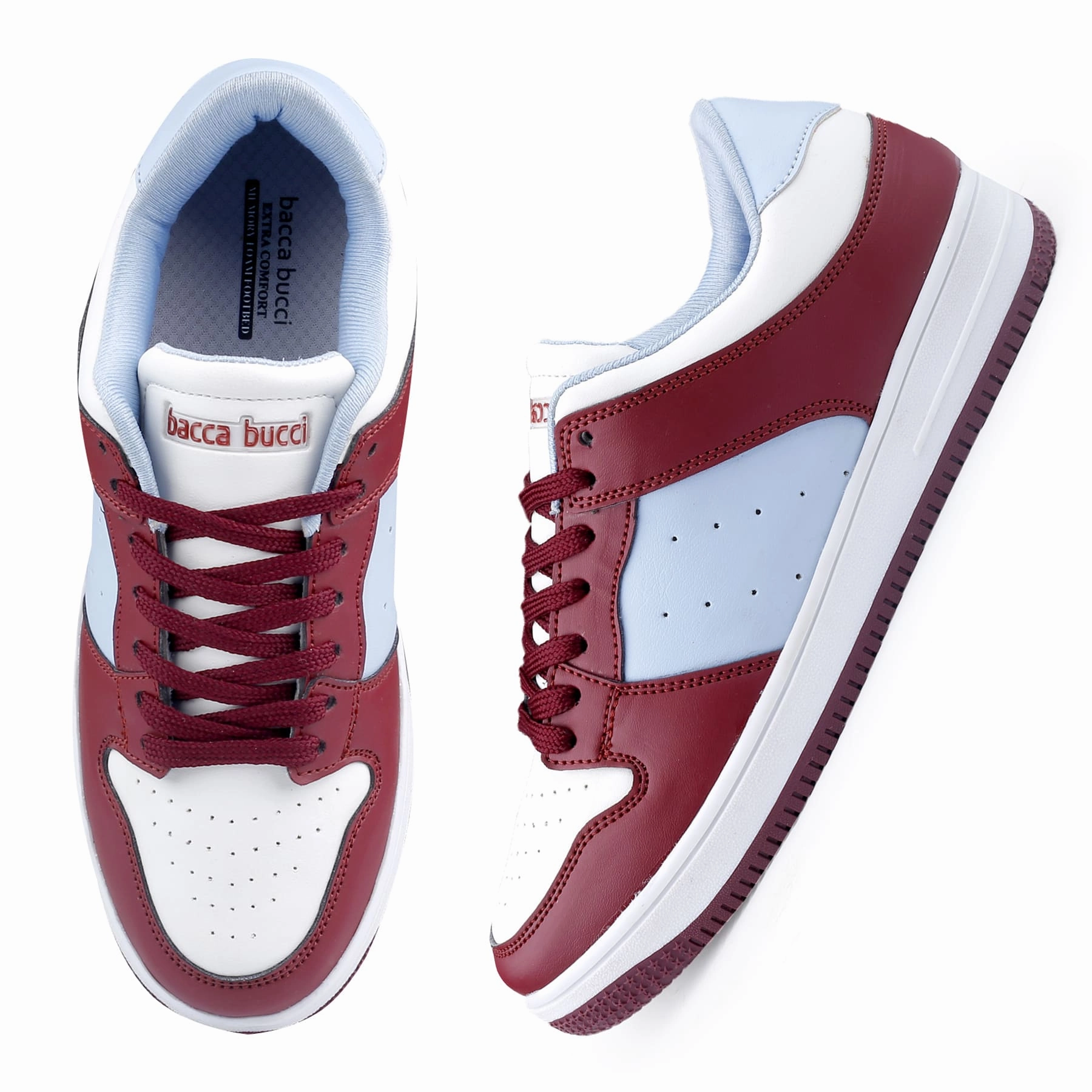 Bacca Bucci Nora Low-Top Flat Sole Sneakers For Women Shift Into Ease Your City System