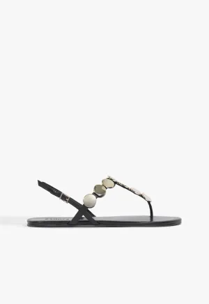 Balance Meets Style Future-Neutral Acacia T Leather Sandal
