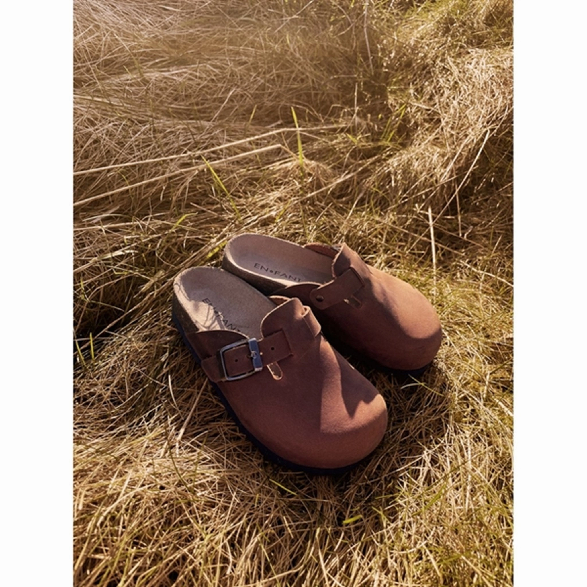 En Fant Slippers Nubuck Leather Acorn Urban Energy Motion Living