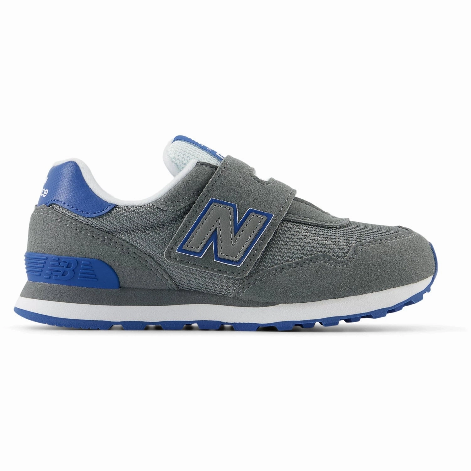 New Balance Harbor Grey 515 Kids Hook & Loop Sneakers Essential Rhythm Engineered To Adapt