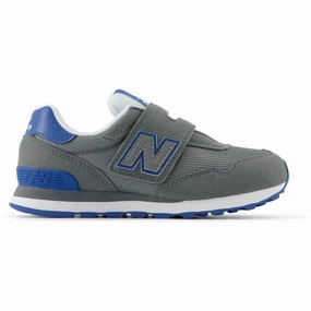 New Balance Harbor Grey 515 Kids Hook & Loop Sneakers Essential Rhythm Engineered To Adapt