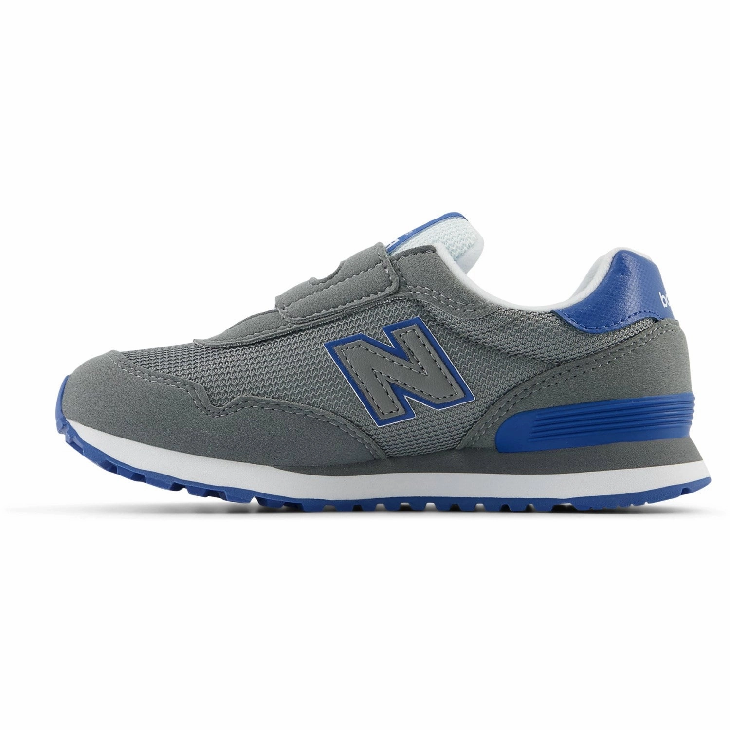 Calm Layers New Balance Harbor Grey 515 Kids Hook & Loop Sneakers
