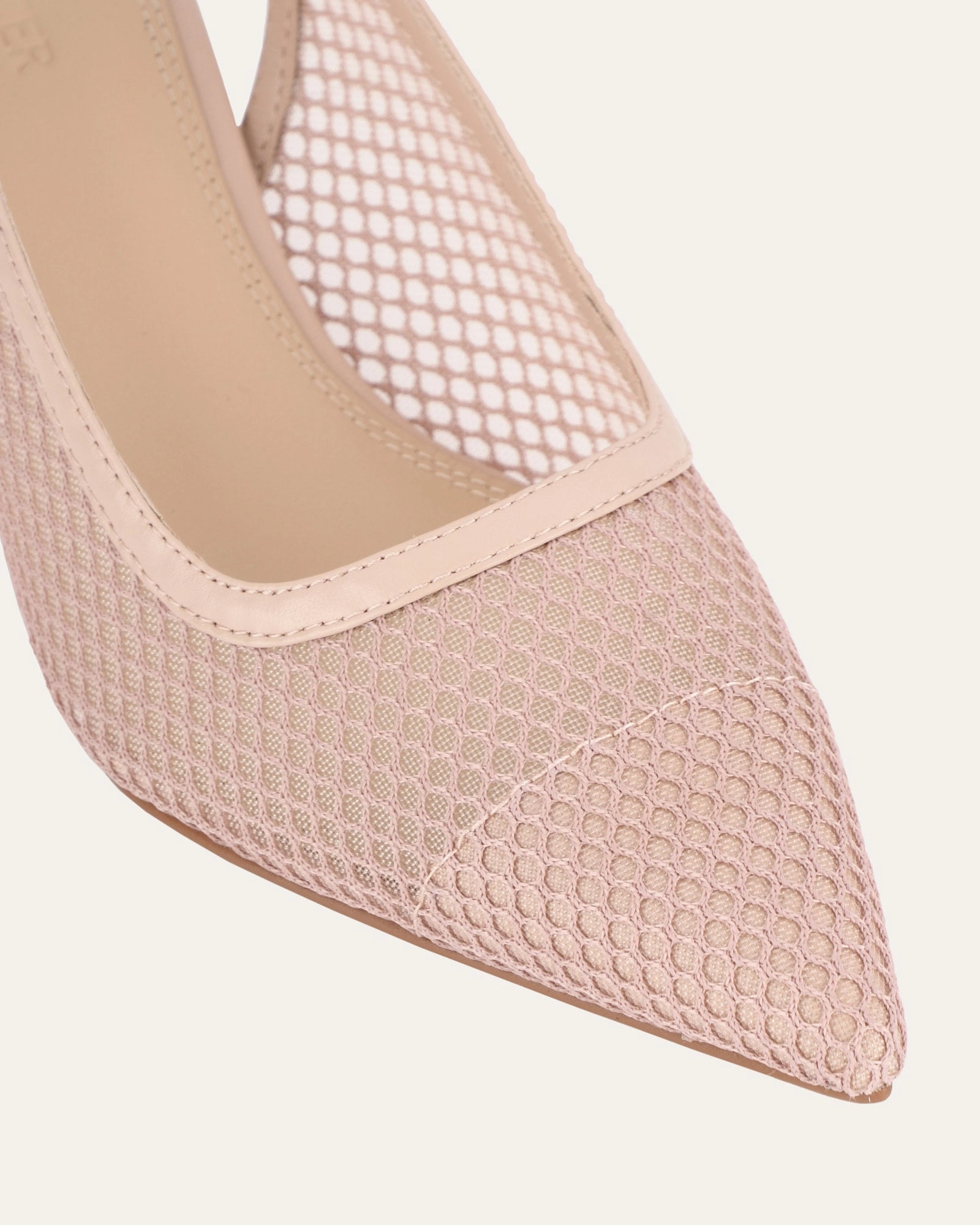 Riva Mid Heels Pink Mesh Layer Smart