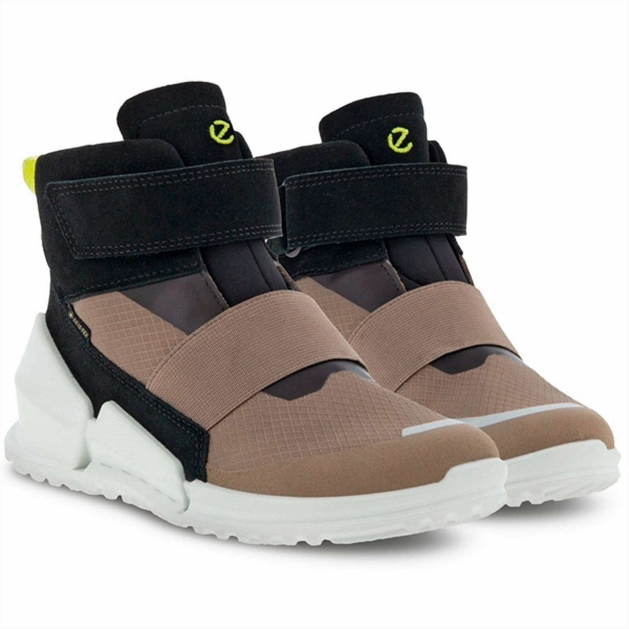 Urban Energy Subtle Signature Ecco Biom K1 Ankle Boot Taupe/Black
