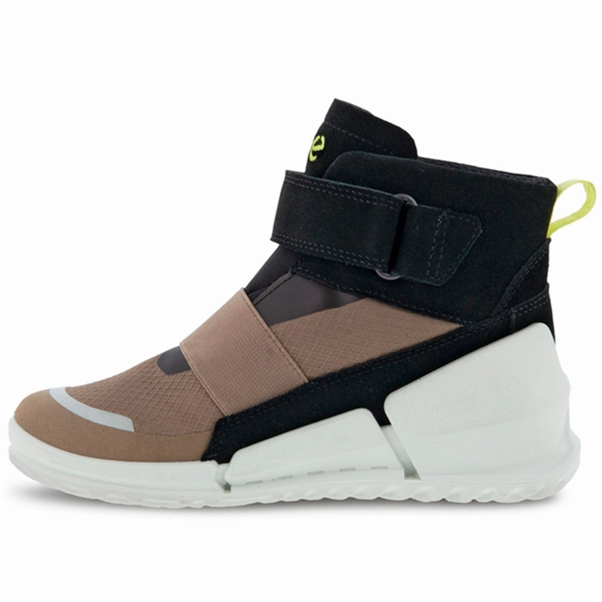 Ecco Biom K1 Ankle Boot Taupe/Black Premium Layers Crafted For Presence