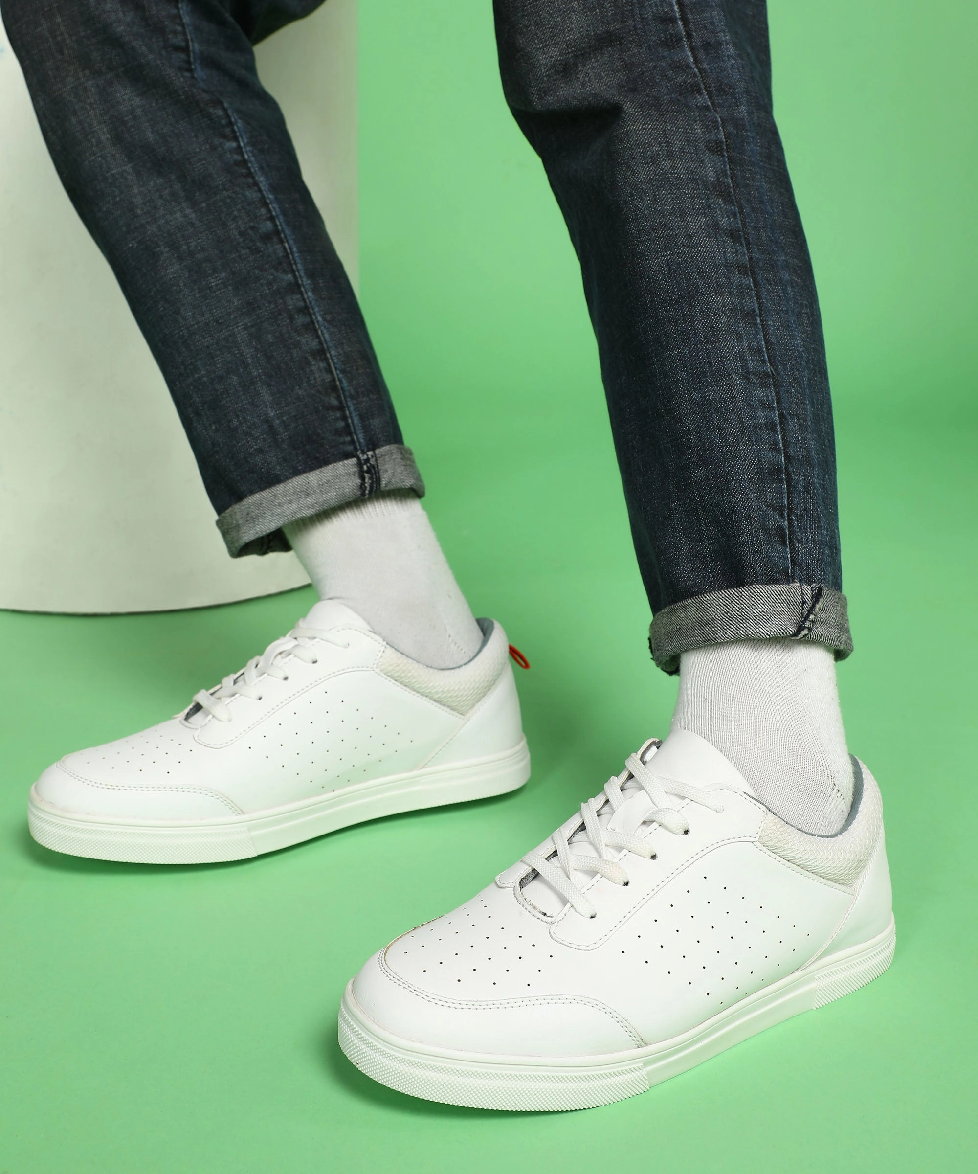 Core Aesthetic Paragon Max K1013G Men Casual Shoes | Stylish Walking Outdoor Shoes For Everyday Wear | Smart & Trendy Design  | Comfortable Cushioned Soles White