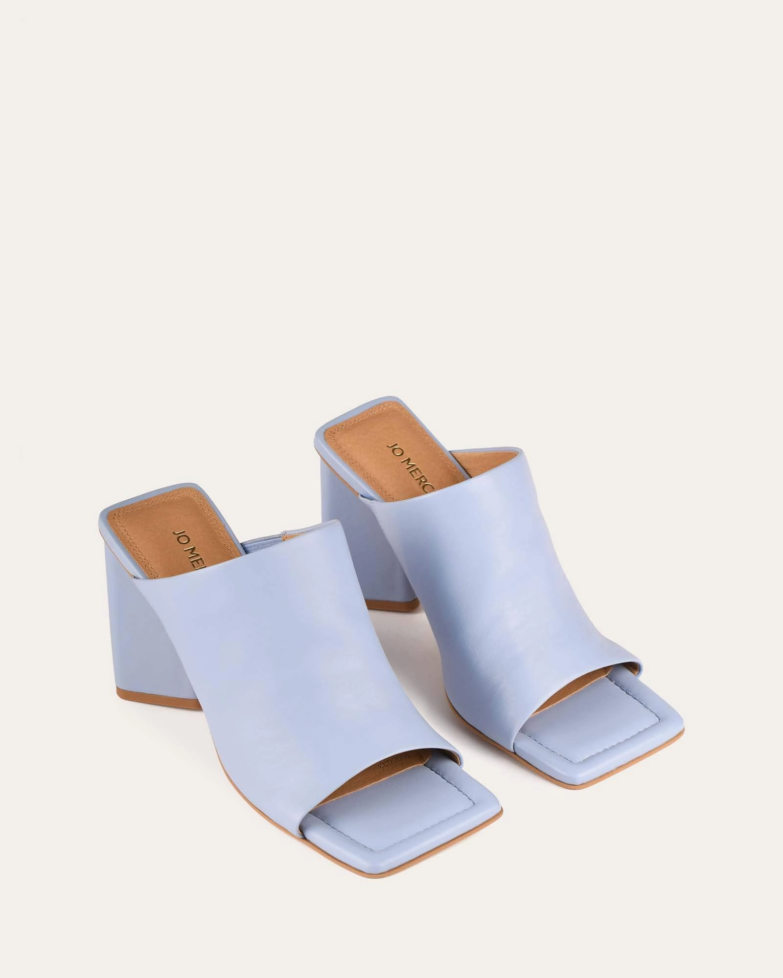 Your Functional Form Daily Build Danielle High Heel Sandals Ice Blue Leather