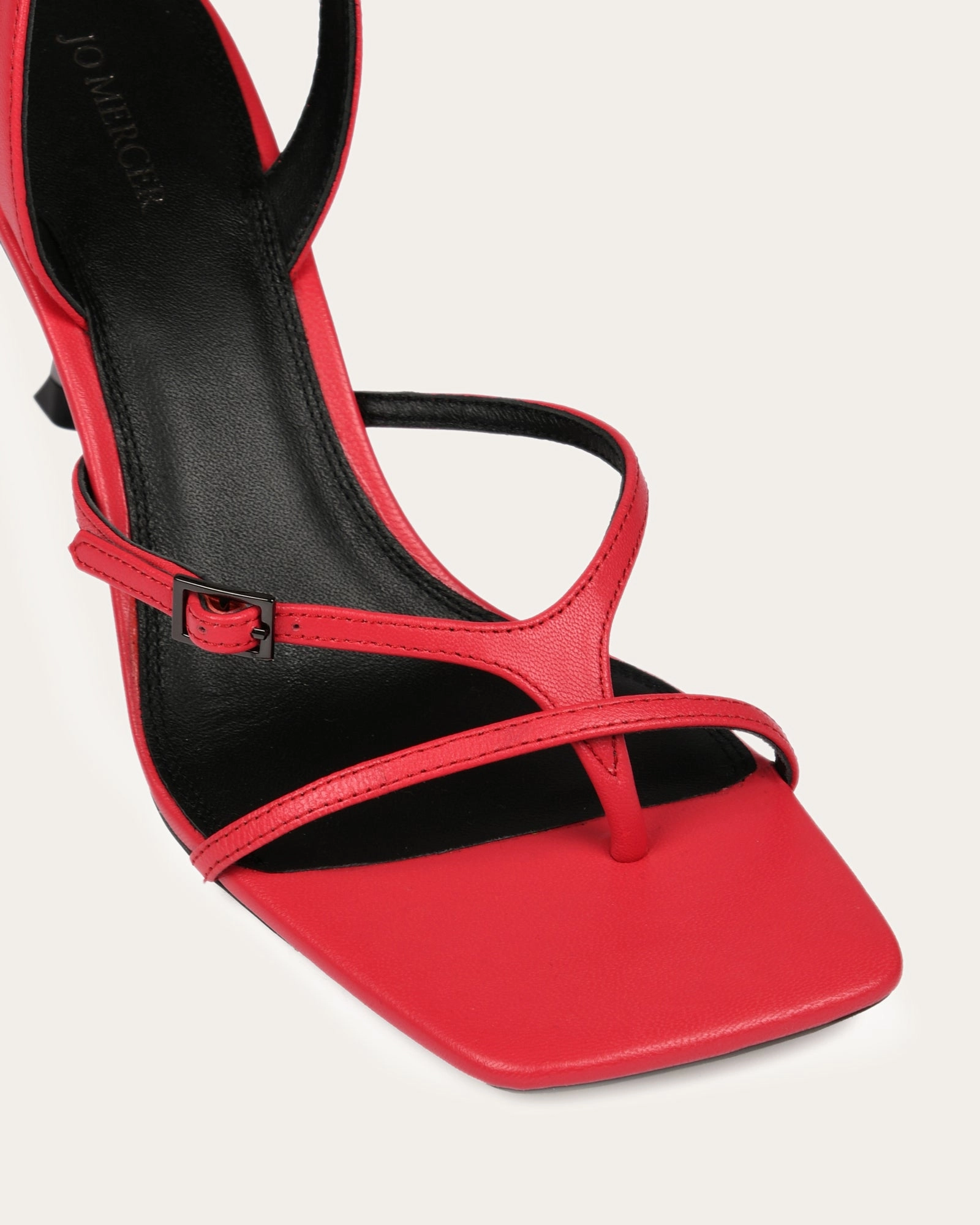 Olyssa High Heel Sandals Hot Pink Leather Lightweight Presence