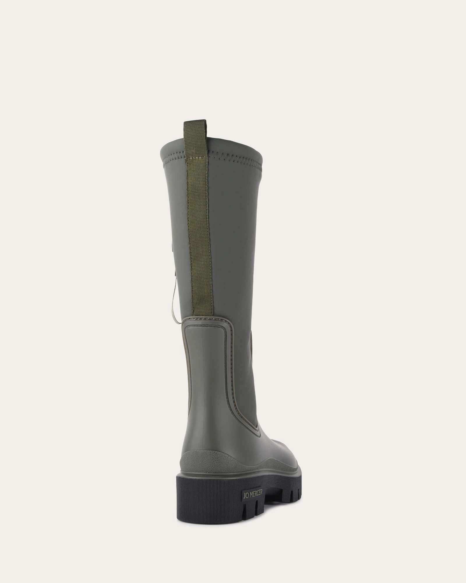 Mink Calf Boots Khaki Rubber Next-Gen Vibe