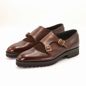 Miquel Decon Double Monk Shoe Mto - Chestnut Urban Evolution Cool Tones