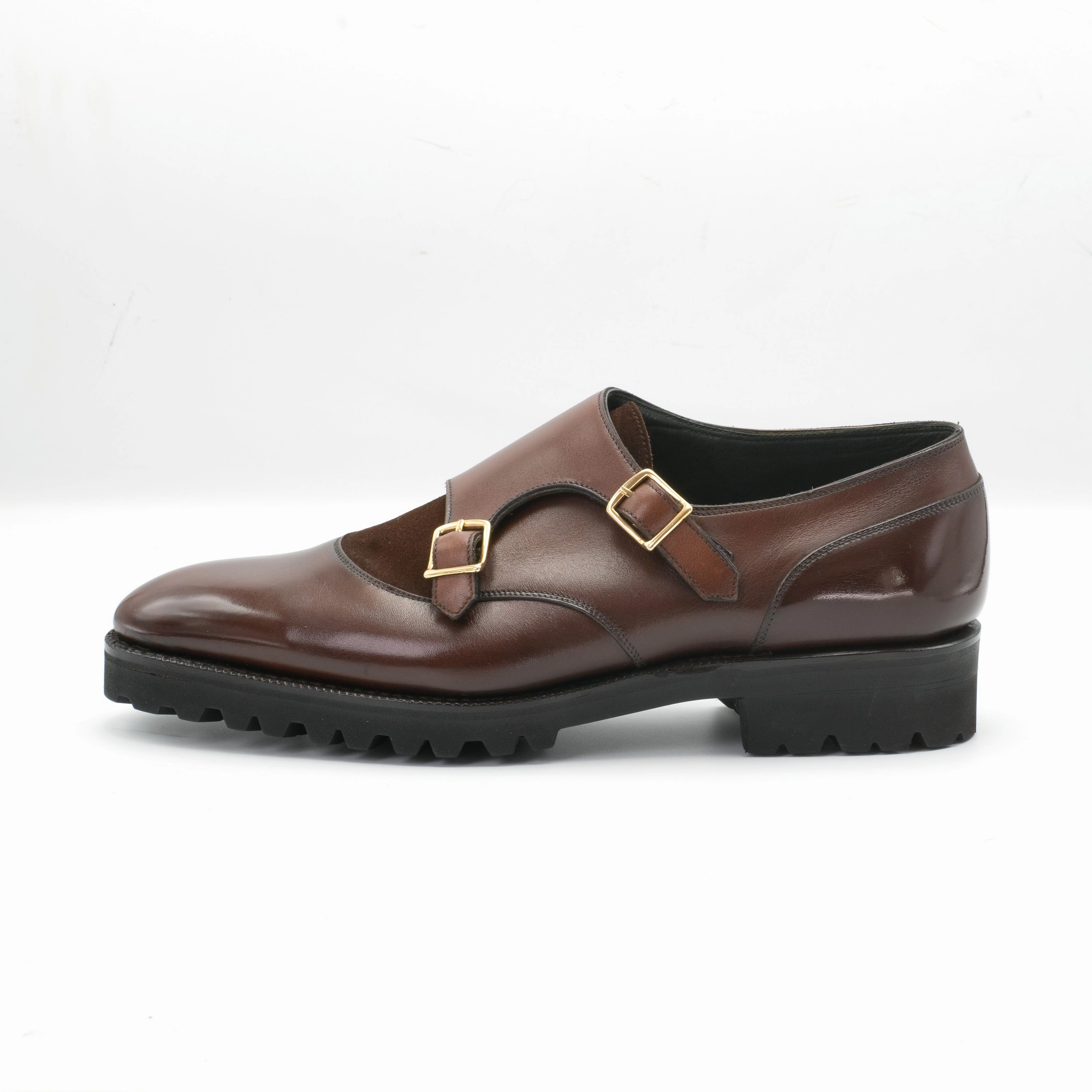 Miquel Decon Double Monk Shoe Mto - Chestnut Versatile Layers Contemporary Vibes