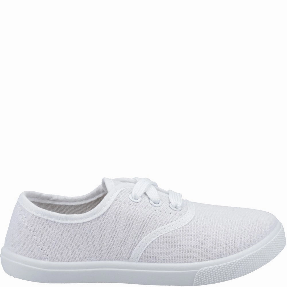 Mirak Plimsolls White Small Flexible Form Essential Rhythm
