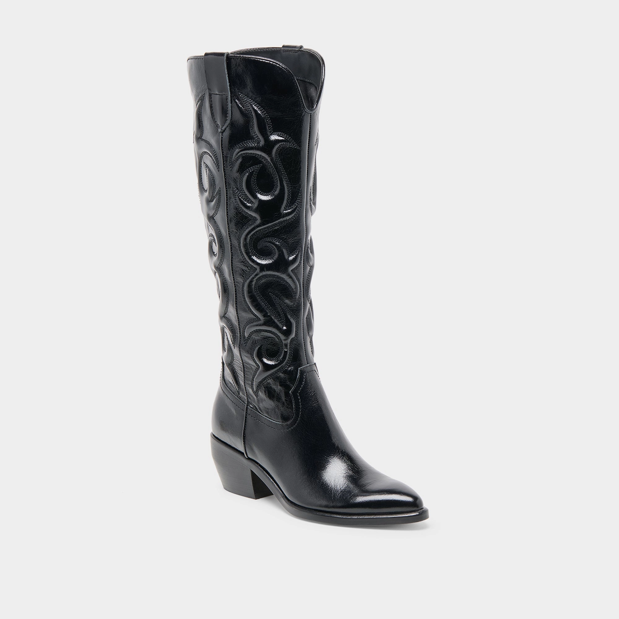 Mirla Boots Black Leather Purpose-First Outfit Progressive Feel