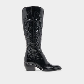 City Rhythm Modern Essentials Mirla Boots Black Leather
