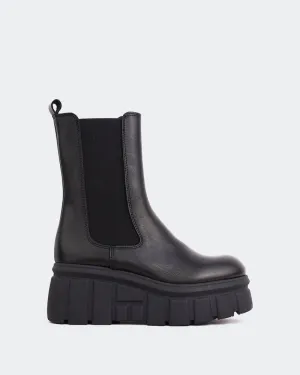Mission Black Leather Rhythmic Fit