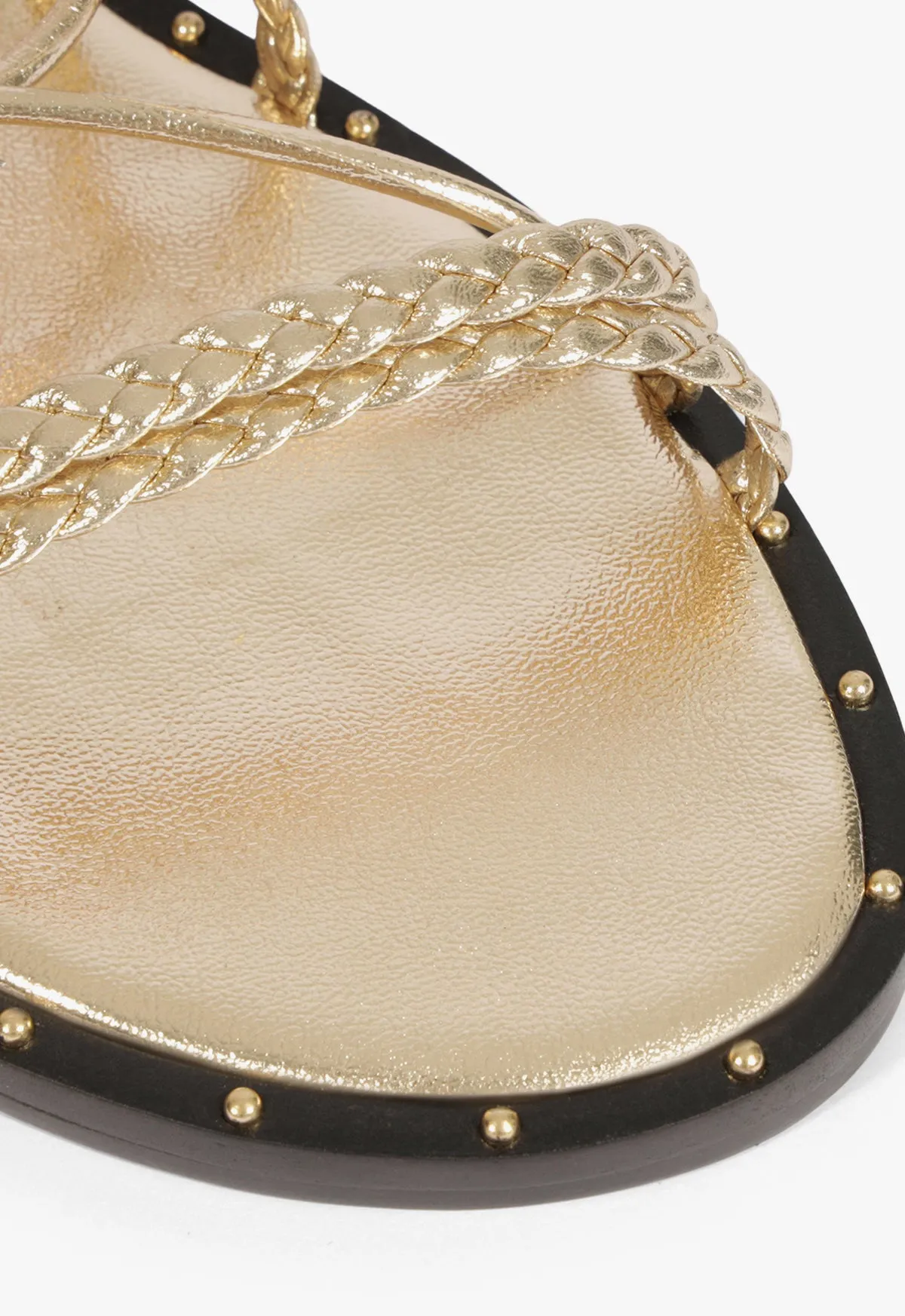 Antonia Metallic Sandal Versatile Drop
