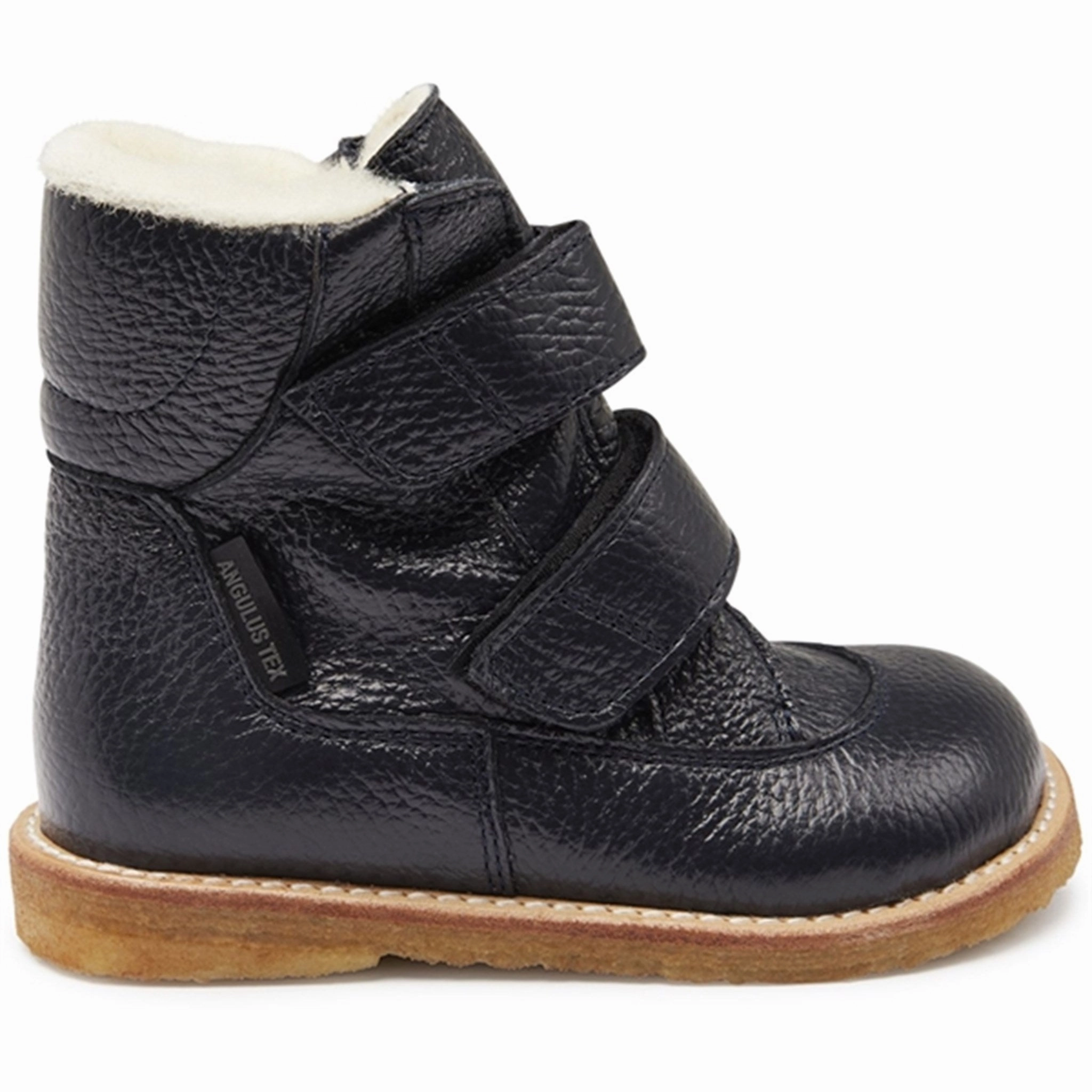 Seasonless Energy Angulus Tex-Boots With Velcro Navy