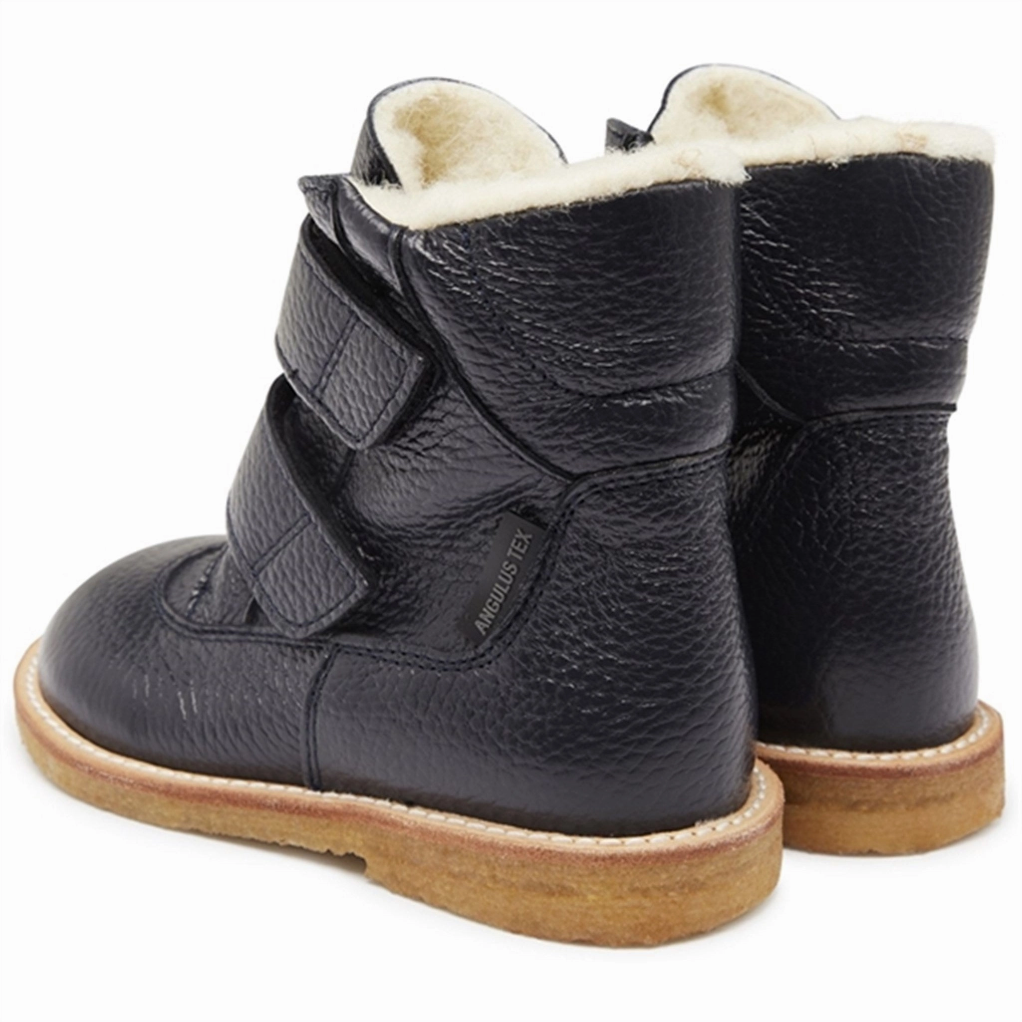 Angulus Tex-Boots With Velcro Navy Clean City Core Free To Move