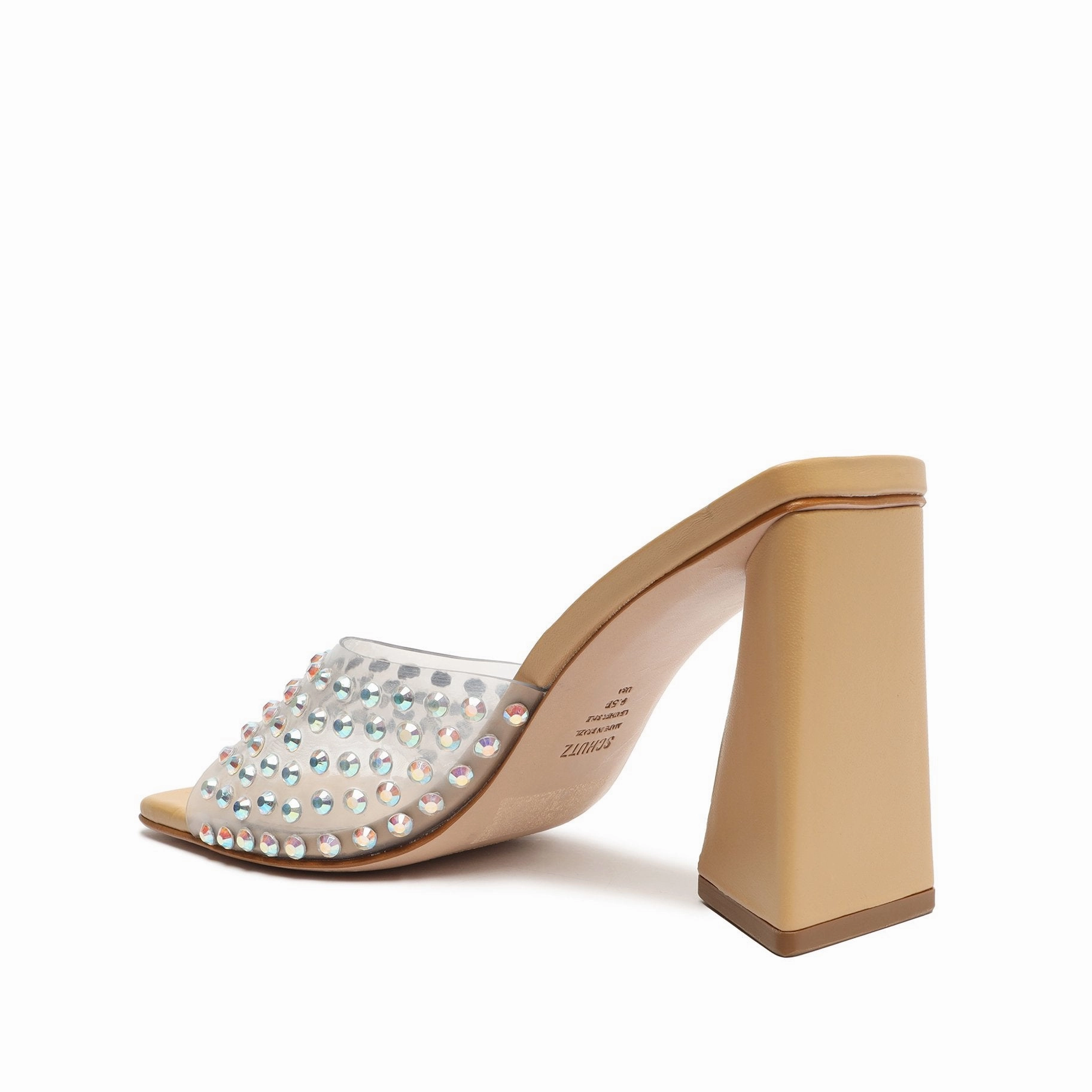 Comfort Refined Essentials, Upgraded Lizah Crystal Vinyl Sandal