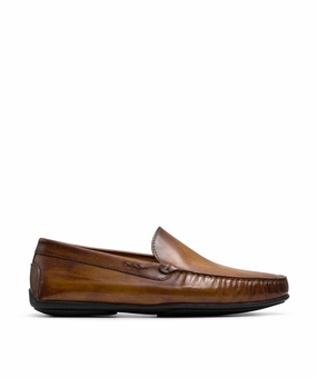 Laid-Back Luxe Mocassin Luca Gold Patin