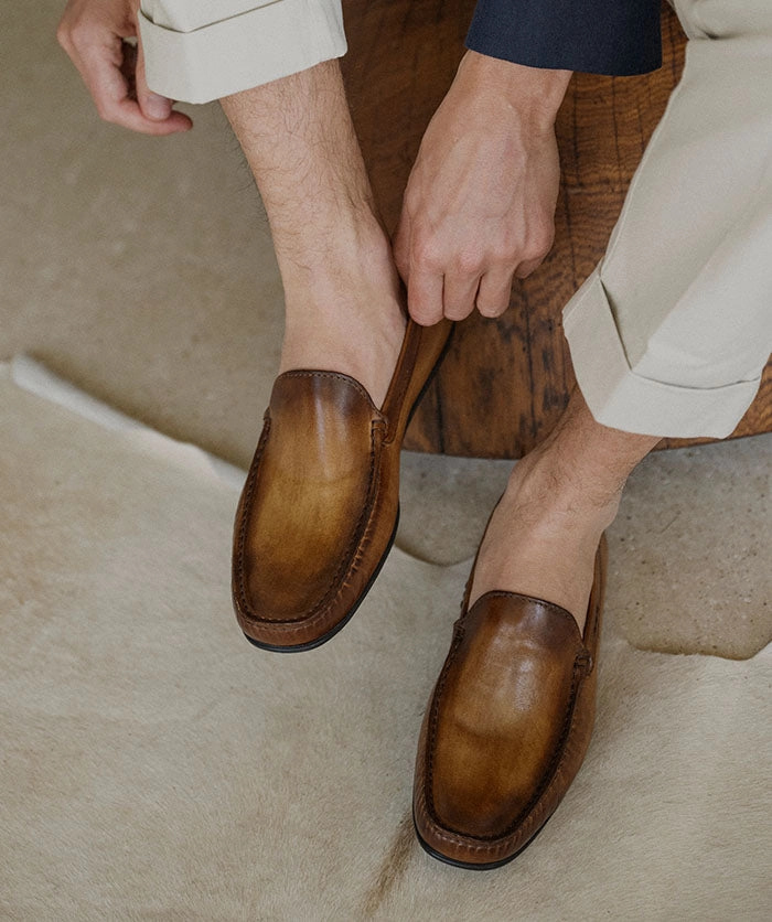 Mocassin Luca Gold Patin Versatility Gear