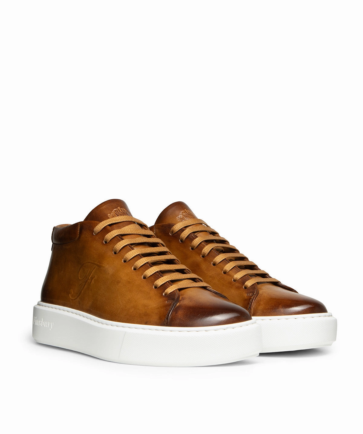 Your Flow Wear Refined Tone Modena Gold High Top Sneakers