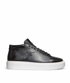Seasonless Energy Design Under Control Modena Patina Gray High Top Sneakers