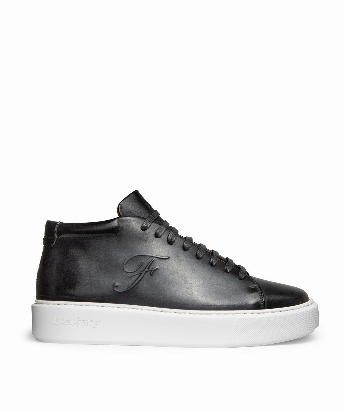 Seasonless Energy Design Under Control Modena Patina Gray High Top Sneakers
