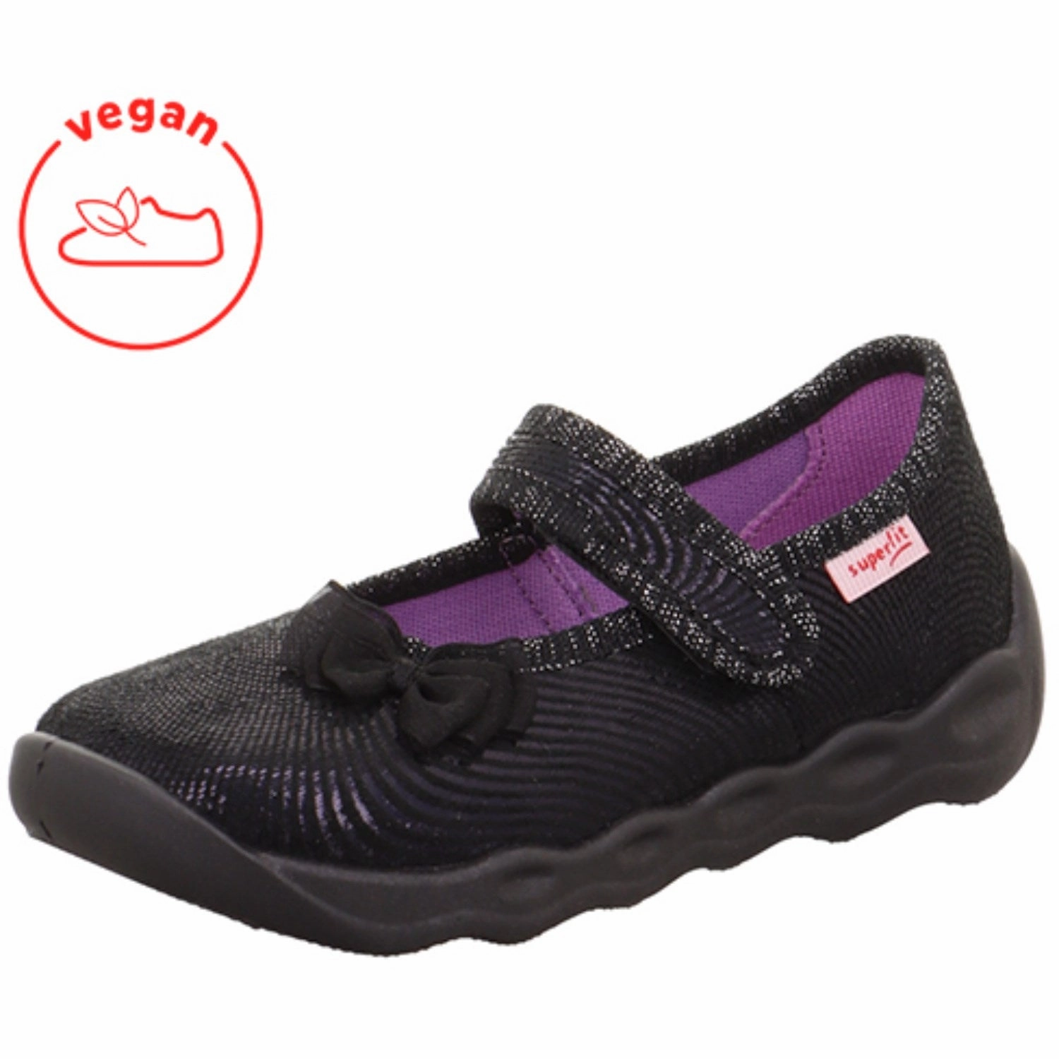 Superfit Black Bubble Slippers With Cold Lining Quiet Statement Movement Uniform